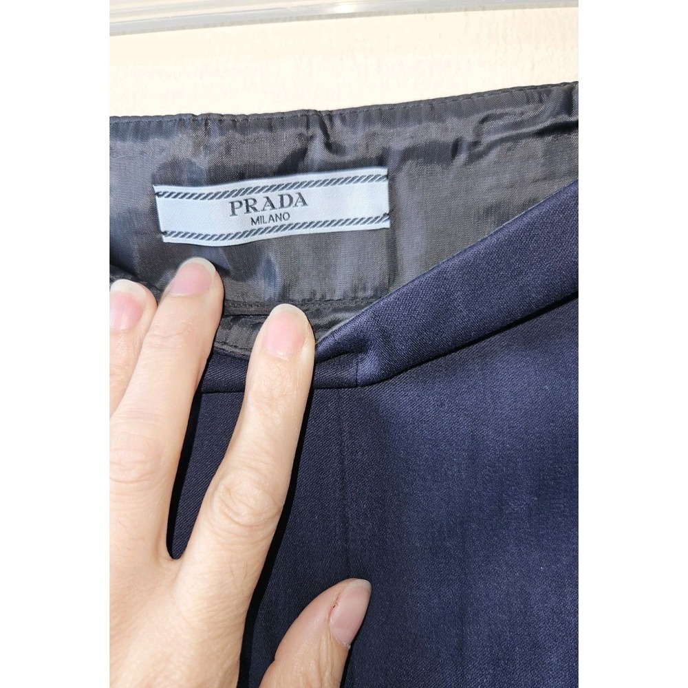 Prada Spring 2015 Pantalone Stitch DETAILS Advertising Campaign In Blue Size 38 - Picture 4 of 10